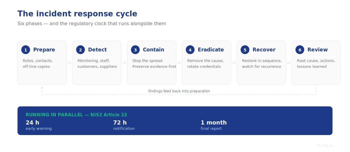 An incident response plan that survives the 24-hour clock
